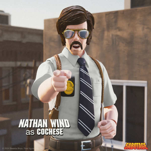 BEASTIE BOYS NATHAN WIND (SABOTAGE) ULTIMATES FIGURE WAVE 01 Sale - Image 3