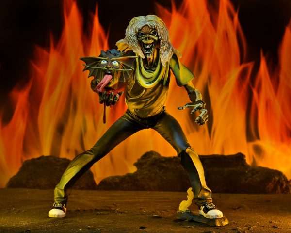 IRON MAIDEN - ULTIMATE NUMBER OF THE BEAST EDDIE 40TH ANNIVERSARY - 7  NECA CLOTHED FIGURE For Sale - Image 2