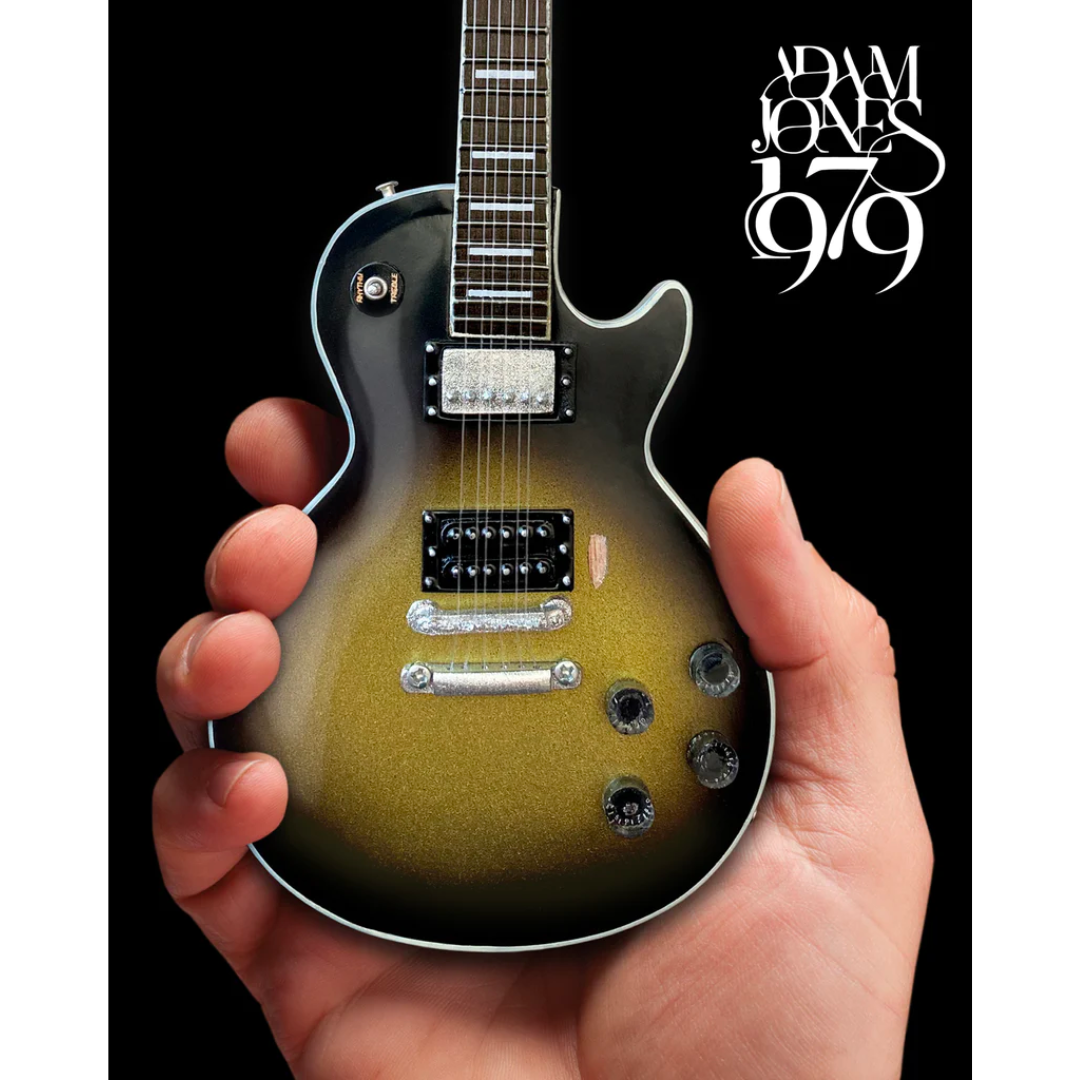 TOOL – ADAM JONES – 1979 GIBSON LES PAUL CUSTOM ANTIQUE SILVERBURST MINI GUITAR *OPEN BOX* Online Hot Sale