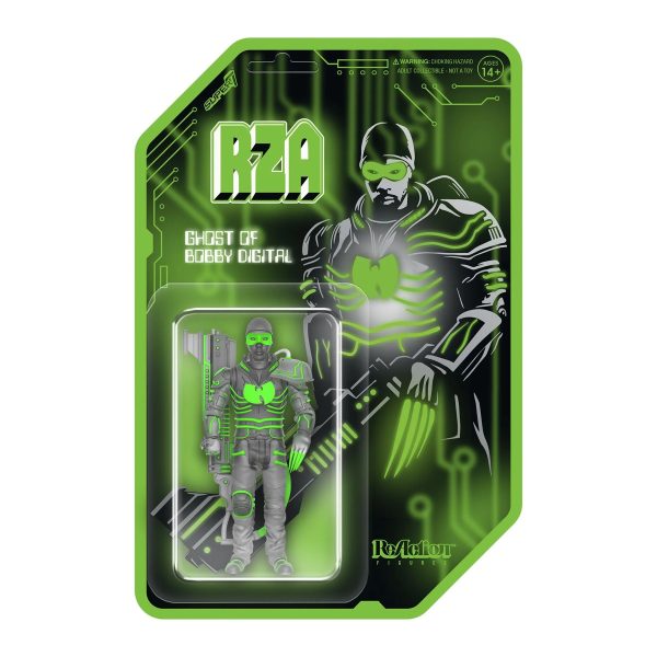 RZA REACTION FIGURE WAVE 4 - BOBBY DIGITAL (CLEAR) For Sale