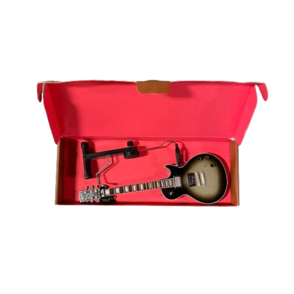 TOOL - ADAM JONES - 1979 GIBSON LES PAUL CUSTOM ANTIQUE SILVERBURST MINI GUITAR *OPEN BOX* Online Hot Sale - Image 5
