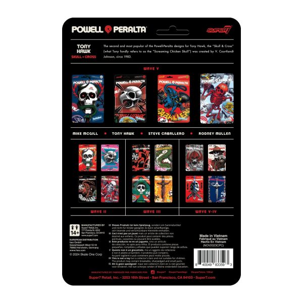 POWELL-PERALTA REACTION FIGURES WAVE 5 - TONY HAWK (MT. TRASHMORE  85) For Cheap - Image 5