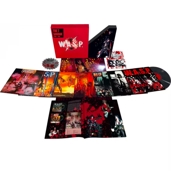 W.A.S.P.  THE 7 SAVAGE  8LP BOX SET (Import) For Cheap