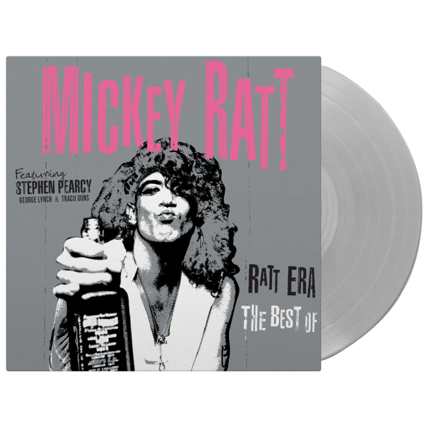 MICKEY RATT  RATT ERA - THE BEST OF  LP (Pink Silver Vinyl) Cheap - Image 2