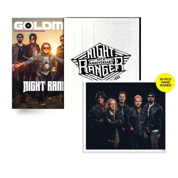 GOLDMINE MAGAZINE: WINTER 2023 ISSUE ALT COVER  FEATURING NIGHT RANGER - HAND-NUMBERED SLIPCASE + 8 x10  PHOTO PRINT Discount