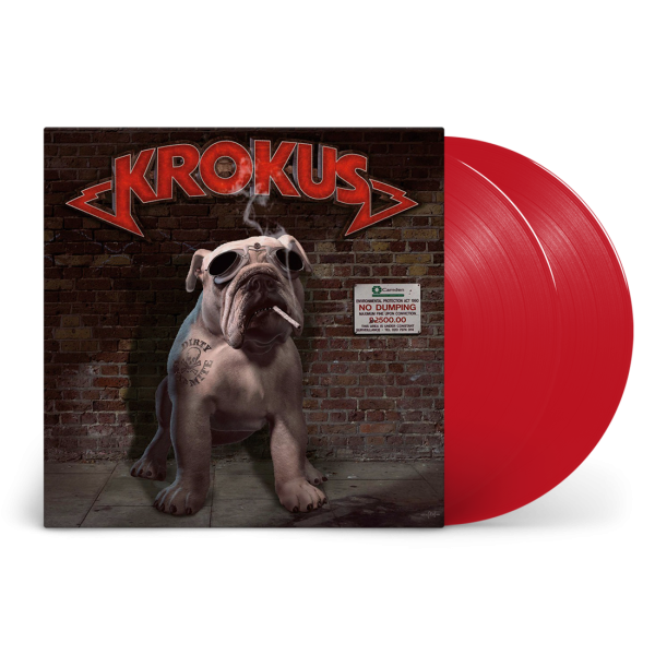 KROKUS  DIRTY DYNAMITE  2LP (Transparent Red Vinyl) For Cheap