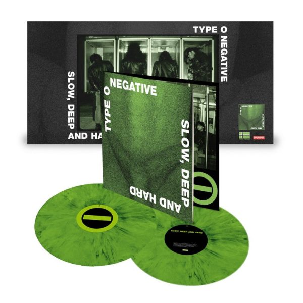 TYPE O NEGATIVE  SLOW DEEP AND HARD  2LP (30th Anniversary, Green & Black Vinyl) on Sale