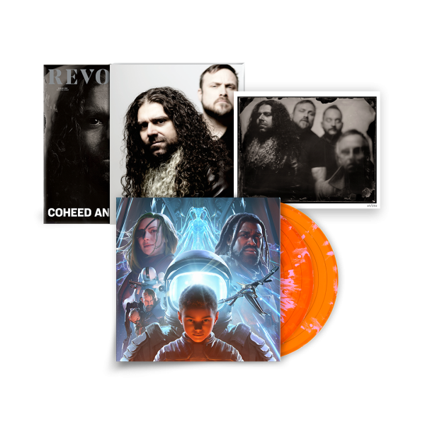 REVOLVER x COHEED AND CAMBRIA COLLECTOR S BUNDLE HAND-NUMBERED SLIPCASE W   VAXIS II: A WINDOW OF THE WAKING MIND  ORANGE WITH PINK SWIRL 2LP + BORUCKI PHOTO PRINT - ONLY 250 AVAILABLE Online