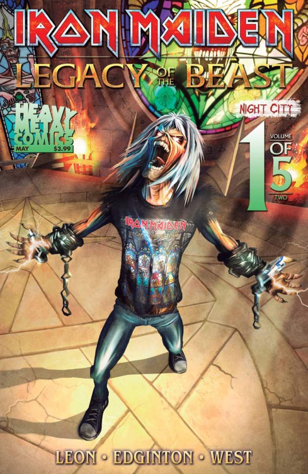 IRON MAIDEN LEGACY O T BEAST VOL 2 NIGHT CITY #1 (Cover A Casas) COMIC BOOK Discount
