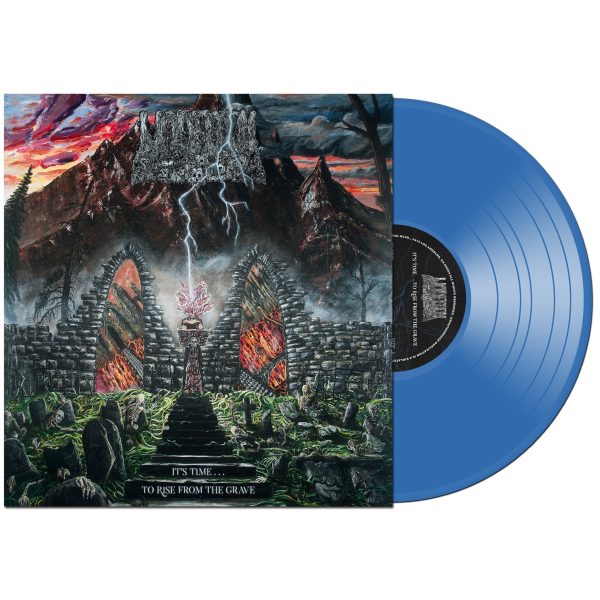 UNDEATH  IT S TIME... TO RISE FROM THE GRAVE  CORNFLOWER BLUE LP Online Hot Sale