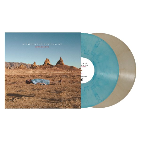 BETWEEN THE BURIED AND ME  COMA ECLIPTIC  TRANSPARENT BLUE BROWN MARBLE 2LP For Cheap