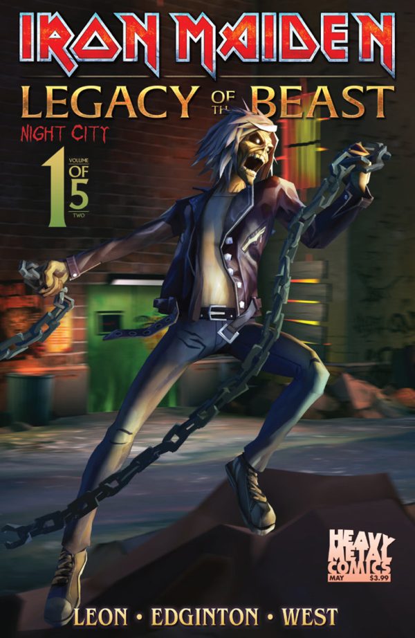 IRON MAIDEN LEGACY O T BEAST VOL 2 NIGHT CITY #1 (Cover B Casas) COMIC BOOK on Sale
