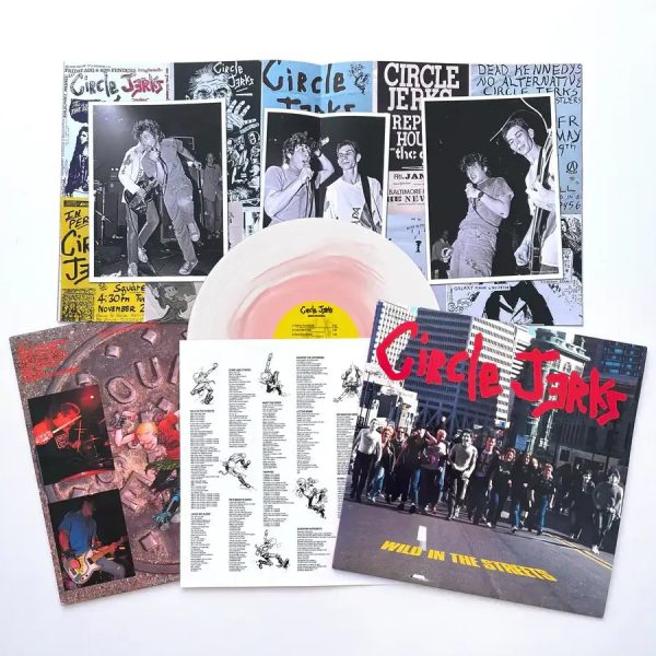 CIRCLE JERKS ‘WILD IN THE STREETS’ LP (Limited Edition – Only 1000 Made, 40th Anniversary, White & Pink Vinyl) Discount