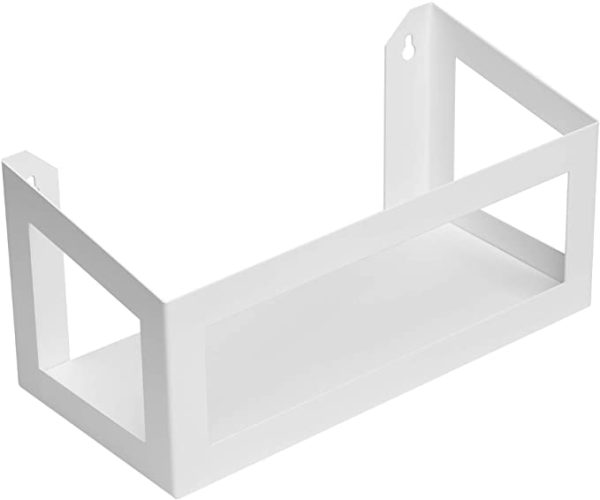 HUDSON HI-FI: WALL MOUNT VINYL RECORD STORAGE 25-ALBUM WHITE DISPLAY HOLDER For Discount - Image 3
