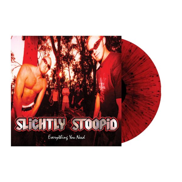 SLIGHTLY STOOPID  EVERYTHING YOU NEED  LP (Translucent Red Black Splatter Vinyl) Fashion