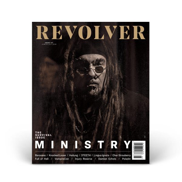 REVOLVER JUNE JULY 2019 SURVIVAL ISSUE COVER 1 FEATURING MINISTRY Hot on Sale