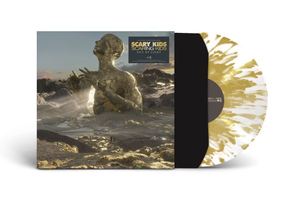 SCARY KIDS SCARING KIDS  OUT OF LIGHT  LP – ONLY 350 MADE (Limited Edition White w Gold Splatter Vinyl) Fashion