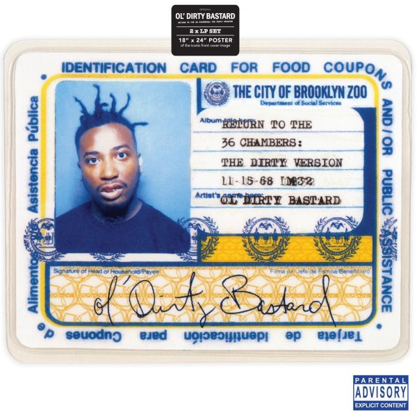 ODB  RETURN TO THE 36 CHAMBERS  2LP Supply