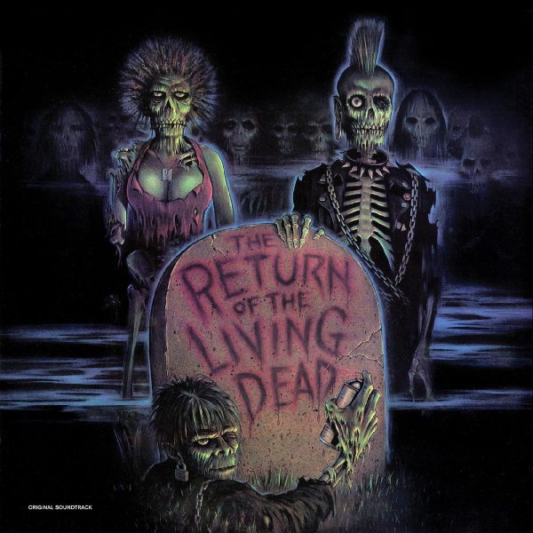 THE RETURN OF THE LIVING DEAD SOUNDTRACK LP (Clear & Blood Red Splatter Vinyl) Sale - Image 2